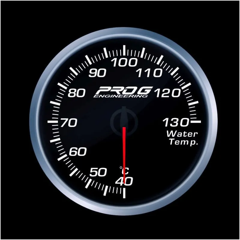 Hit sprzedaży Wskaźnik Pro G Race Series RS, temperatury wody °C WHITE 52mm