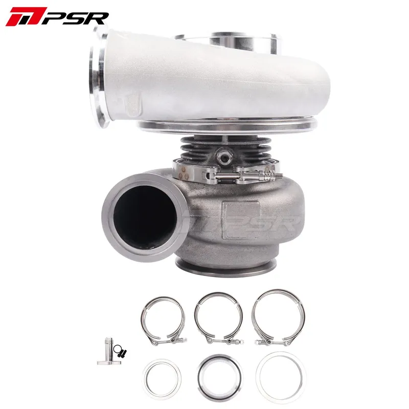 Do wyczerpania zapasów Turbosprężarka Pulsar PSR 8085E 1600HP DV 1.28 3" V-Band wlot 4" V-Band wylot Łożyska kulkowe