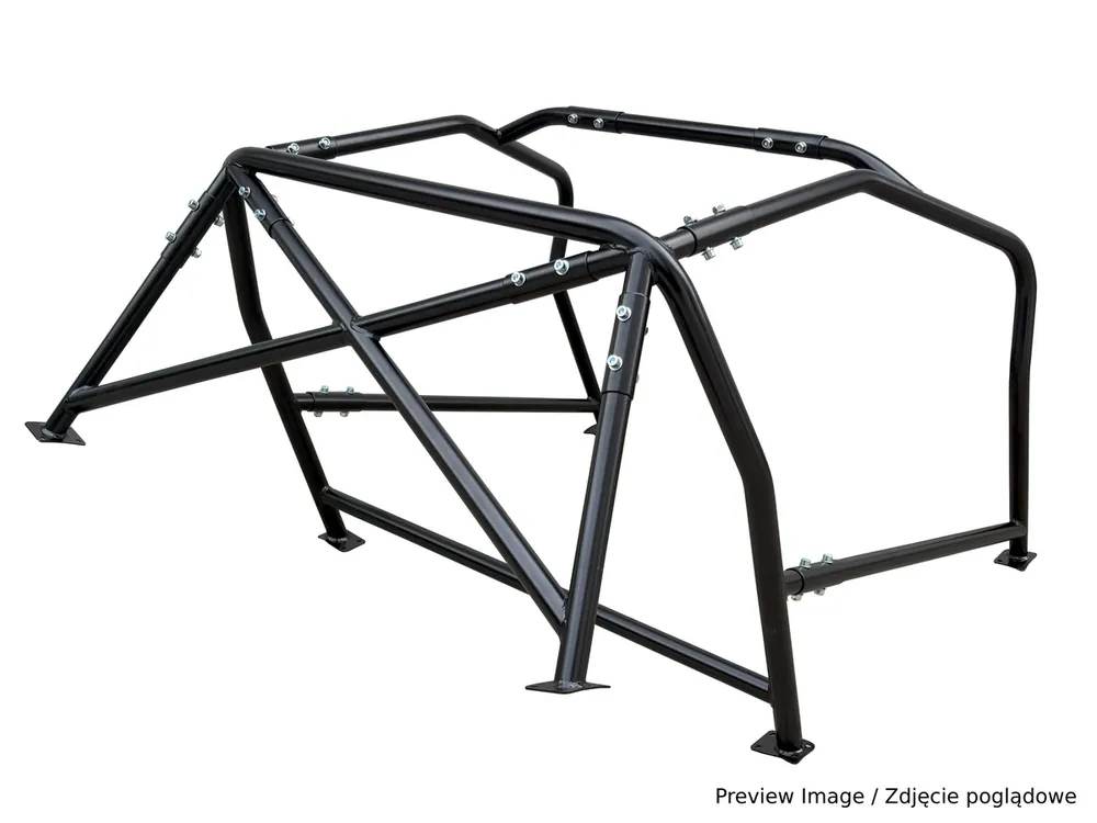 Premium Skręcana klatka bezpieczeństwa Peugeot 106 Black
