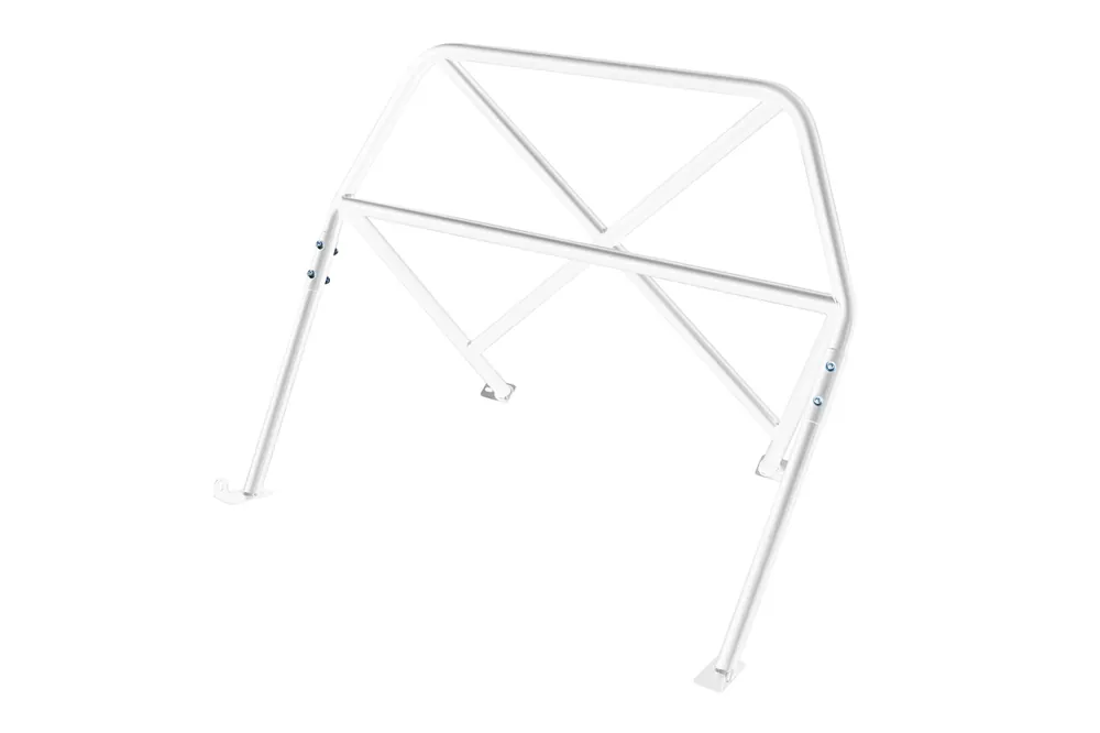 Rollbar skręcana pół klatka BMW 3 E46 Coupe V2 White Premium