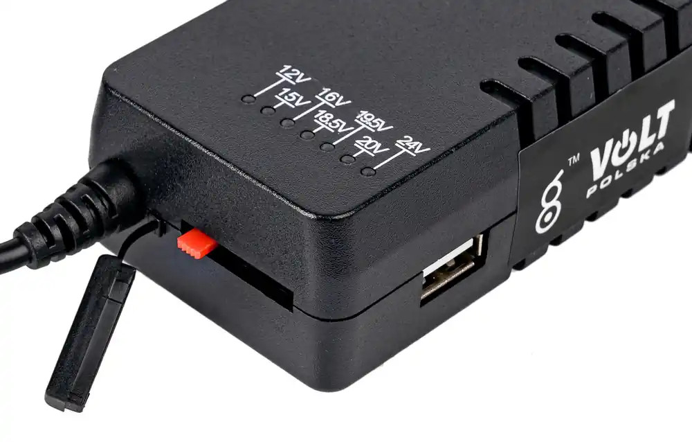 Zasilacz samochodowy do laptopów (uniwersalny) 90W 12V/24V VOLT POLSKA Nowość